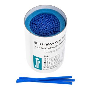 Штиксы восковые S-U-WACHSSTICKS, голубые, 4,5 мм, длина 110 мм, упаковка 250 г