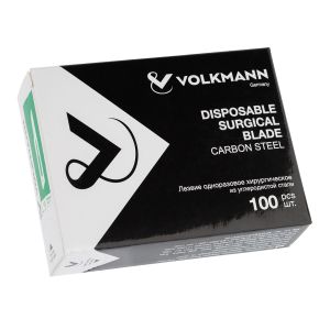 Лезвие из углеродистой стали №15C, Volkmann (100шт)