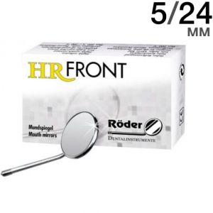 Зеркало HR FRONT, размер 5/24мм, плоское, упаковка 12 шт., Röder (Германия)