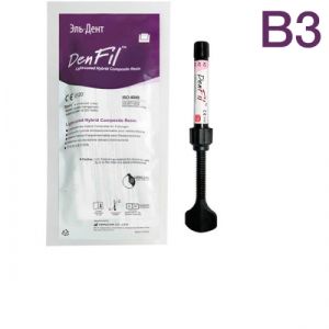 DenFil В3 шпр.4г-композитный светоотверждаемый материал, Vericom Co Ltd, DF104-RB33