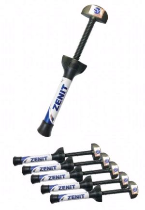 Zenit W3 (эмаль белая), шприц (4гр), нанокерамический композит, President Dental Germany