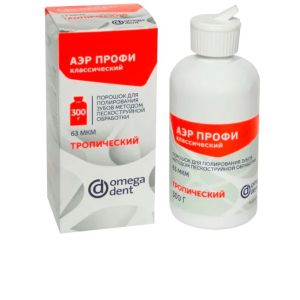Порошок "Аэр Профи", Комфорт (40 мкм), Тропик 300 мл, "НКФ Омега-Дент"