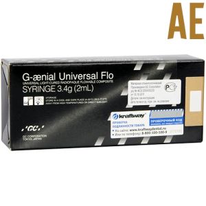 G-aenial Universal FLO AE (взрослая эмаль), 2мл.(3,4г), насадки для шприца, колпачок /GC