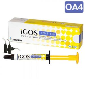 iGOS Low Flow Цвет OA4 (1 шпр.-2,6 г) цирконосодержащий жидкотекучий композит, YAMAKIN