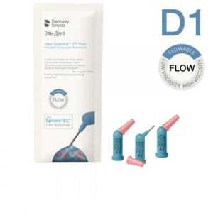 Neo Spectra ST FLOW оттенок D1 капс. (0,25х16 шт), светоотверждаемый реставрационный материал, 1231915124, Dentsply Sirona