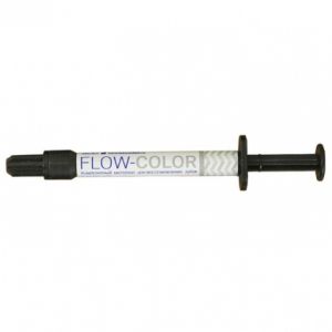 FLOW-COLOR БЕЛЫЙ(1 гр) -цветной микрогибридный светоотв.композит типа "flow", ARKONA