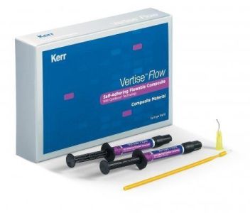 Vertise Flow XL, (2 шприца по 2гр) самопротравливающий жидкий композит, 34408, Kerr