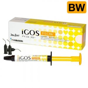 iGOS Flow Цвет BW (1 шпр.-2,6 г) цирконосодержащий жидкотекучий композит, YAMAKIN