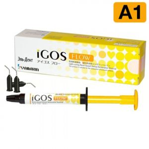 iGOS Flow Цвет A1 (1 шпр.-2,6 г) цирконосодержащий жидкотекучий композит, YAMAKIN