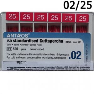 Guttapercha 02 №25 (L:28) 120 шт., VDW