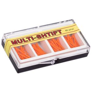 Беззольные штифты Multi-Shtift оранжевые диаметр 1,5 мм (80шт.), РуДент