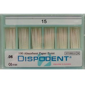 Абсорберы конусные 06 №15 (100шт), Dispodent