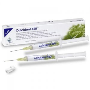 Calcident 450 паста на основе гидроксида кальция (2 шприца х 2мл), Willmann&Pein