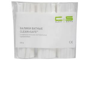 Валики ватные нестерильные одноразовые №2 - 600шт., Clean+Safe