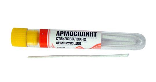 Армосплинт 90см х 3мм х 0,25 мм - стекловолокно лента, ВладМиВа
