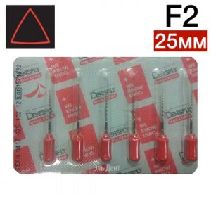 ProTaper ручной F2 (25мм) (6 шт.) крас.