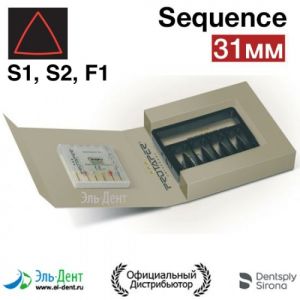 ProTaper Sequence 31мм S1/S2/F1 (6 шт.) - набор