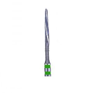 Unimetric калибровочный дриль №210 (6шт.) 2 полосы, зеленый, Maillefer