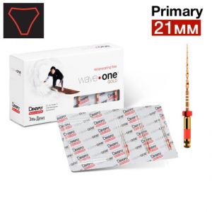 WaveOne Gold Primary 21мм (6 шт.) - реципрокный инструмент эндодонтический в блистерах