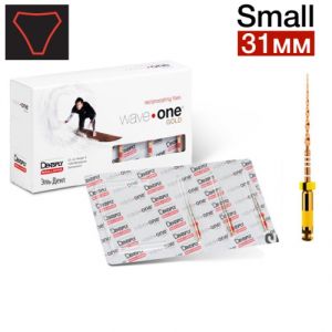WaveOne Gold Small 31мм (3 шт.) - реципрокный инструмент эндодонтический в блистерах, Maillefer