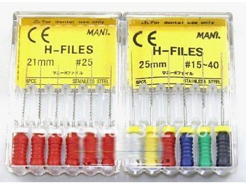 H-Files №15 (28мм), 6шт MANI
