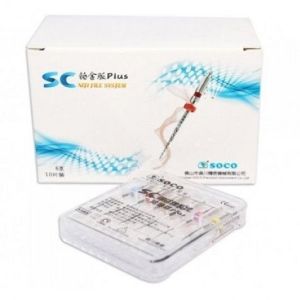 Файлы машинные с памятью формы SC PLUS 21мм, ассорти (6шт.) SOCO