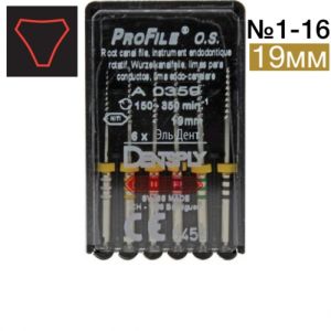Profile O.S. №1-16 (19мм) 6шт., Maillefer