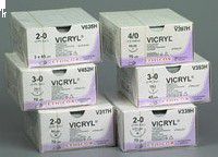 Vicryl W9444 3|0 (75 см, об-реж. 16 мм, 3|8)