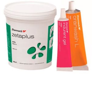 НАБОР "ZETAPLUS L INTRO KIT": (БАЗА: 900 МЛ + ORANWASH L 140 МЛ + INDURENT GEL 60 МЛ)