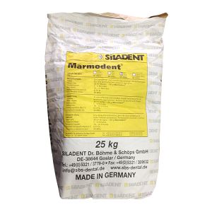 Гипс Marmodent 3 кл, цвет розовый, 25 кг, мешок. Натуральный гипс для моделей